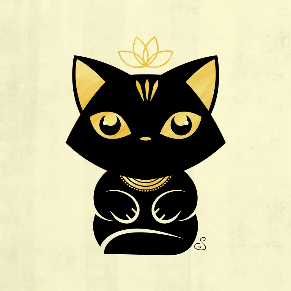 A cute egyptian kitten