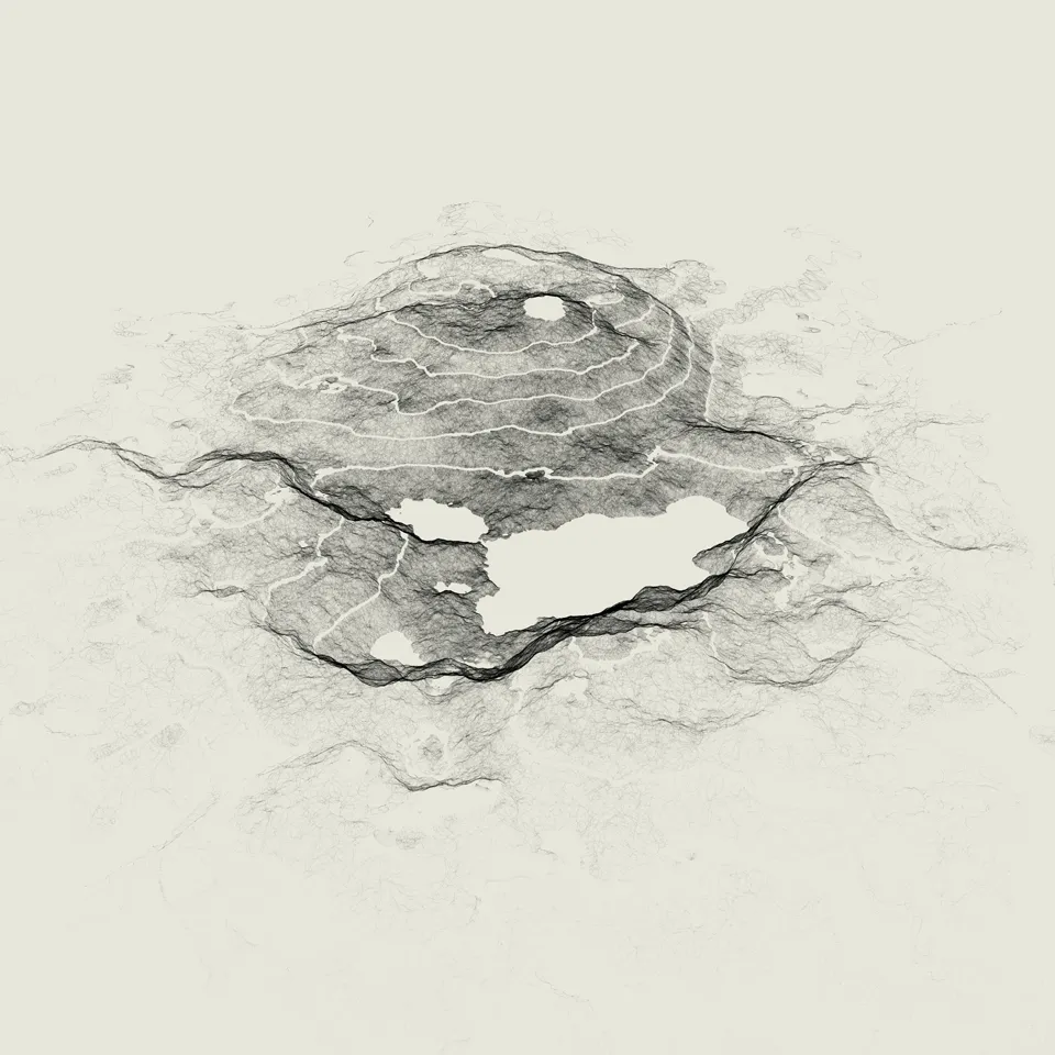 Generative particle landscape.