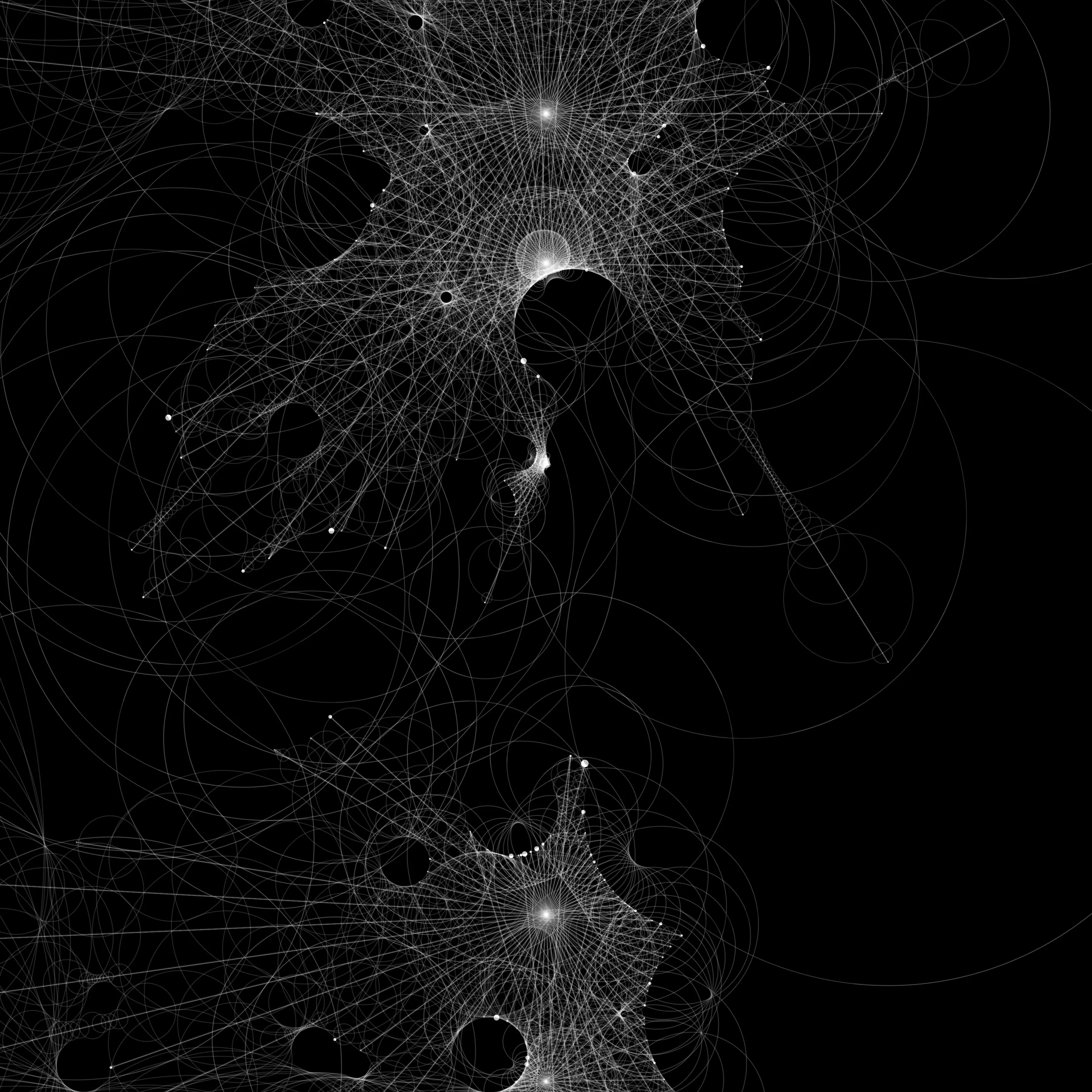 _Ray Marching the Moon: Full & New_ is comprised of 120 NFTs locked at mint time and to be unlocked in batches of 5 during each subsequent full moon and new moon over one year. This artwork is associated with the moon phase of the 30th of December 2024 and will be unlocked on that day at 00:00 GMT.