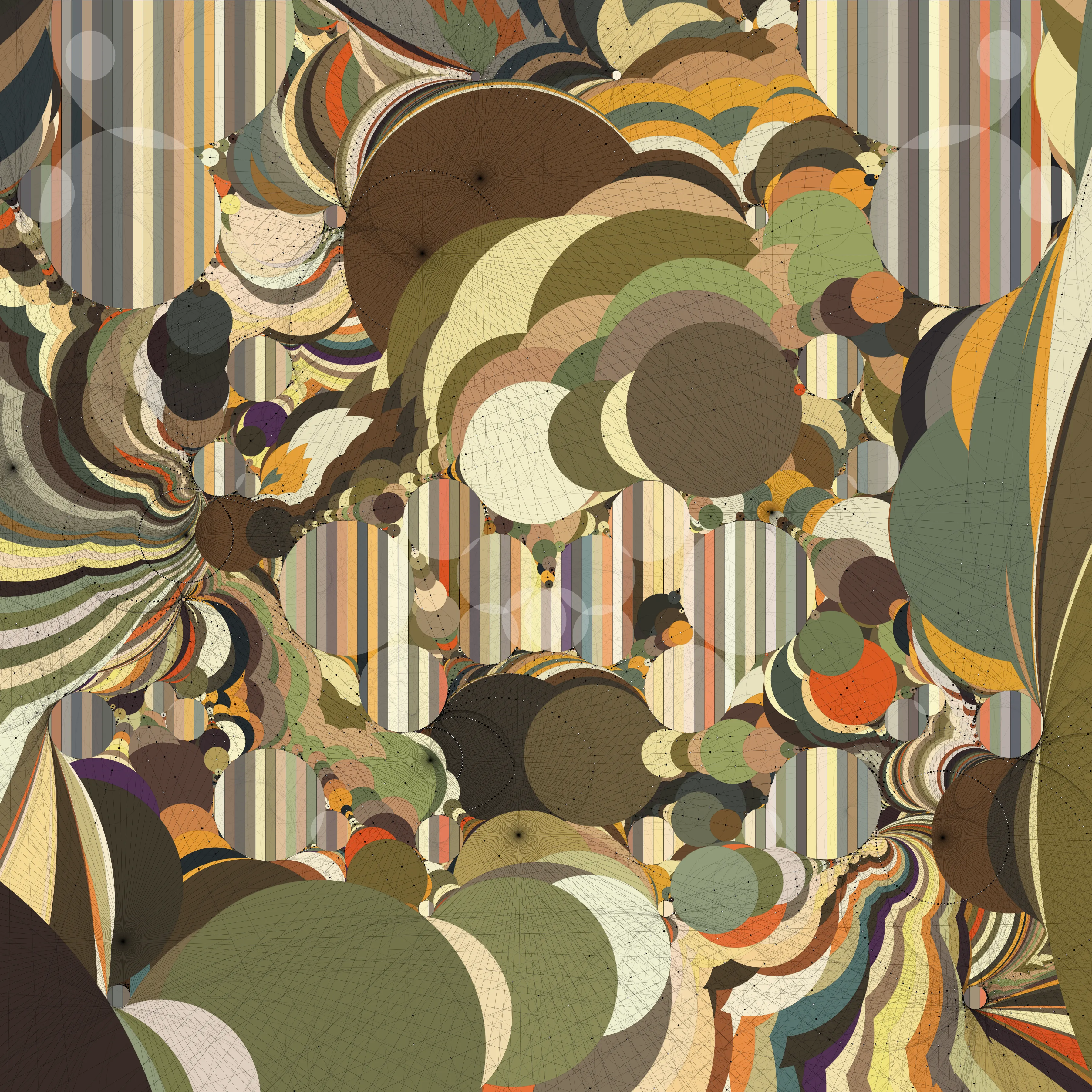 _Ray Marching the Moon: Full & New_ is comprised of 120 NFTs locked at mint time and to be unlocked in batches of 5 during each subsequent full moon and new moon over one year. This artwork is associated with the moon phase of the 12th of April 2025 and will be unlocked on that day at 00:00 GMT.