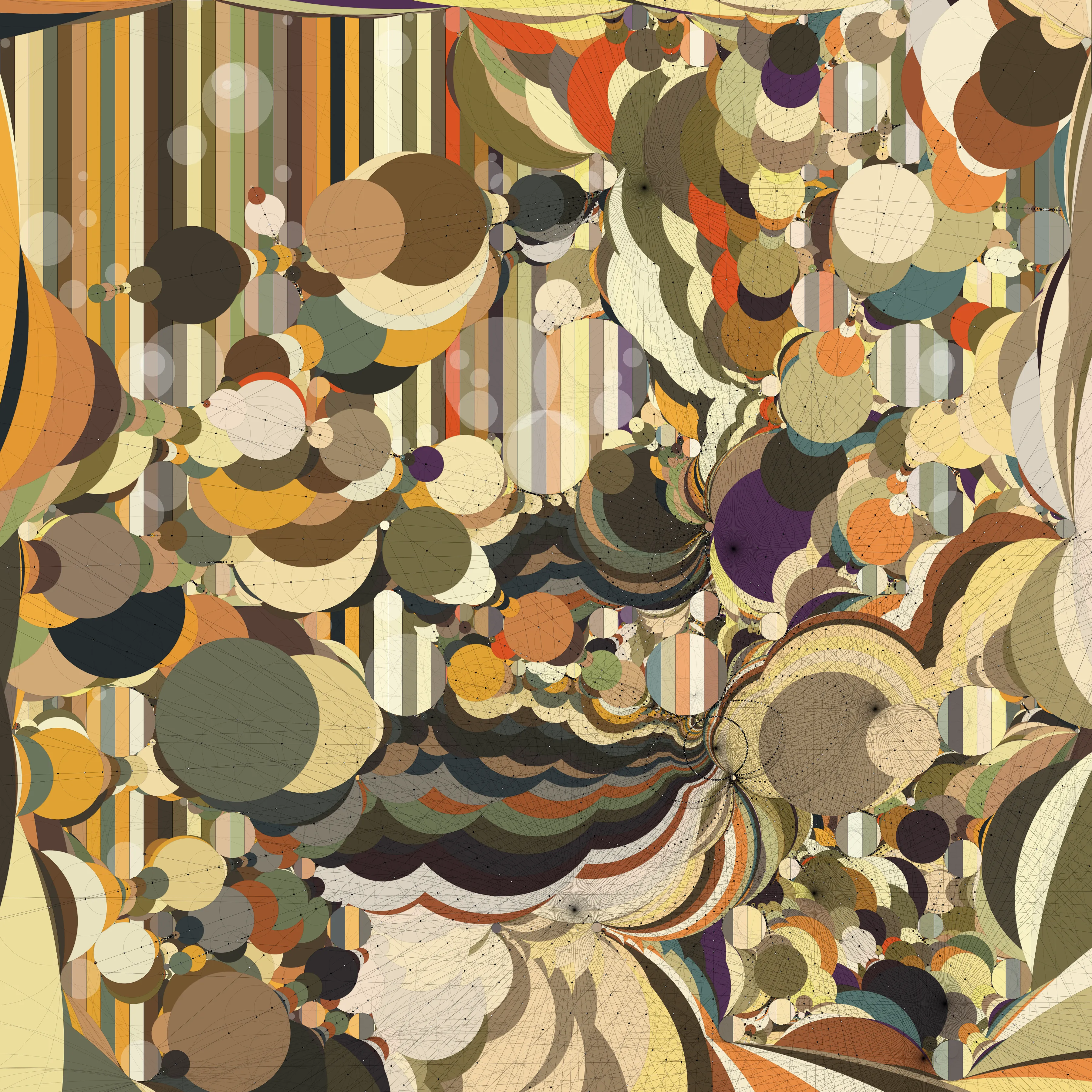 _Ray Marching the Moon: Full & New_ is comprised of 120 NFTs locked at mint time and to be unlocked in batches of 5 during each subsequent full moon and new moon over one year. This artwork is associated with the moon phase of the 13th of January 2025 and will be unlocked on that day at 00:00 GMT.