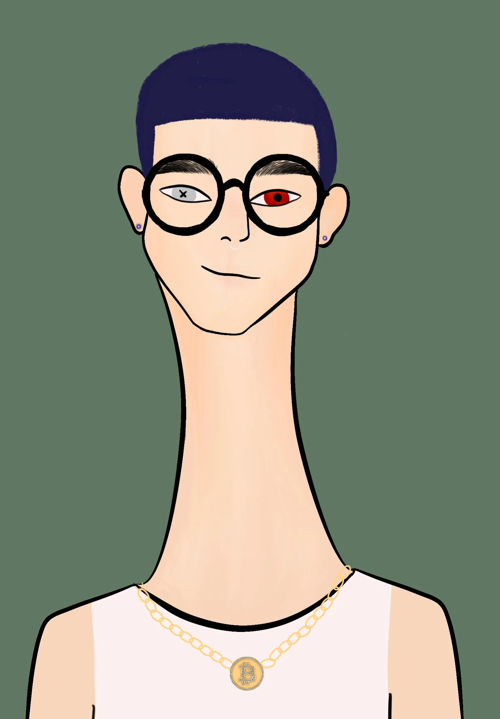 This Long Neckie Fella collection is a fine art, hand drawn, computer generated project. 3333 diverse fellas were created by 12-year-old digital artist Nyla Hayes. Each Long Neckie features an elongated neck that is inspired by Nyla’s favorite dinosaur, the brontosaurus. Nyla has collaborated her signature Long Neckie collection with Giovanni Vignone and the team at CosmicPaws who developed the asynchronous generative software to view each Fella before minting