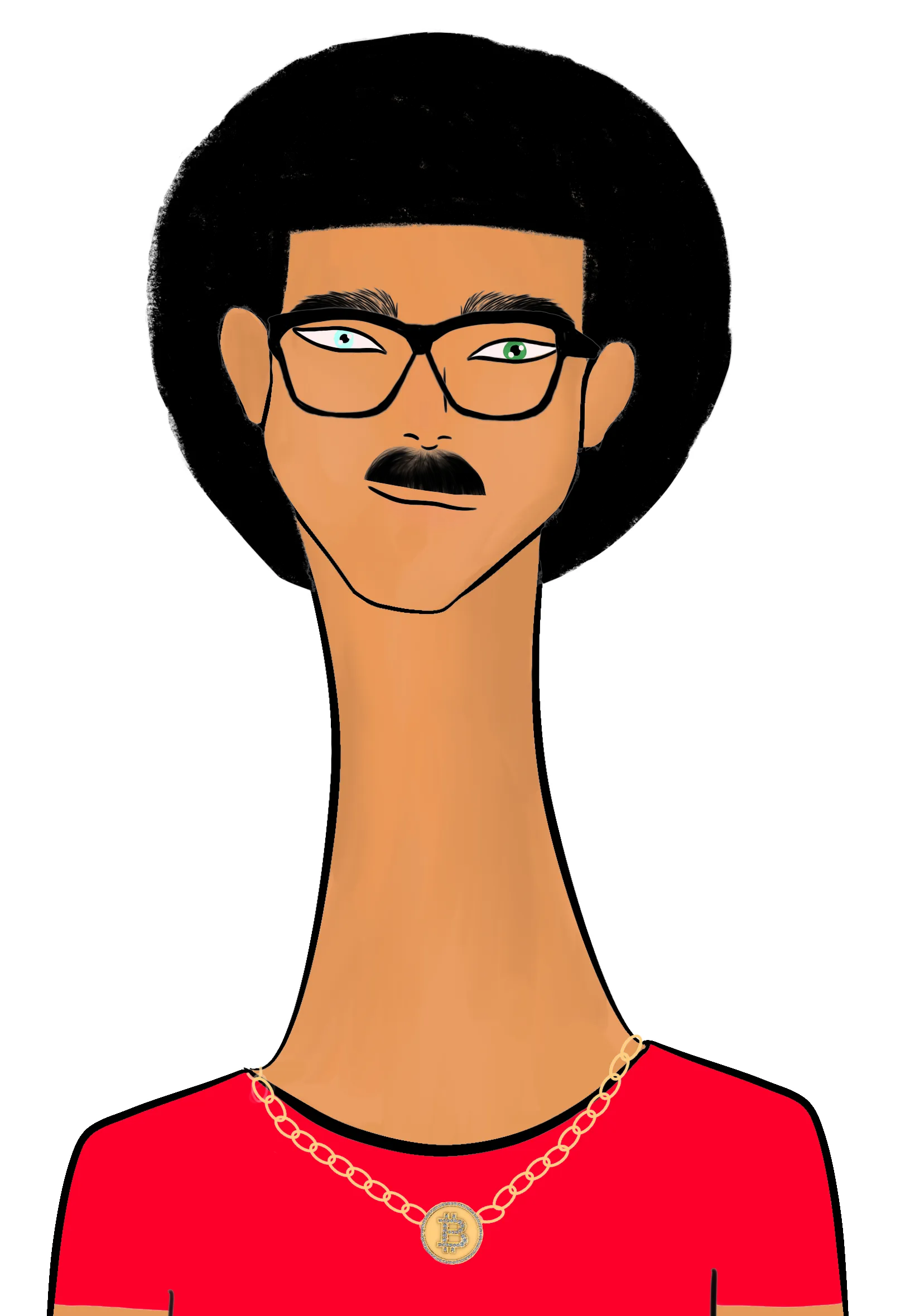 This Long Neckie Fella collection is a fine art, hand drawn, computer generated project. 3333 diverse fellas were created by 12-year-old digital artist Nyla Hayes. Each Long Neckie features an elongated neck that is inspired by Nyla’s favorite dinosaur, the brontosaurus. Nyla has collaborated her signature Long Neckie collection with Giovanni Vignone and the team CosmicPaws team who developed the asynchronous generative software to view each Fella before minting