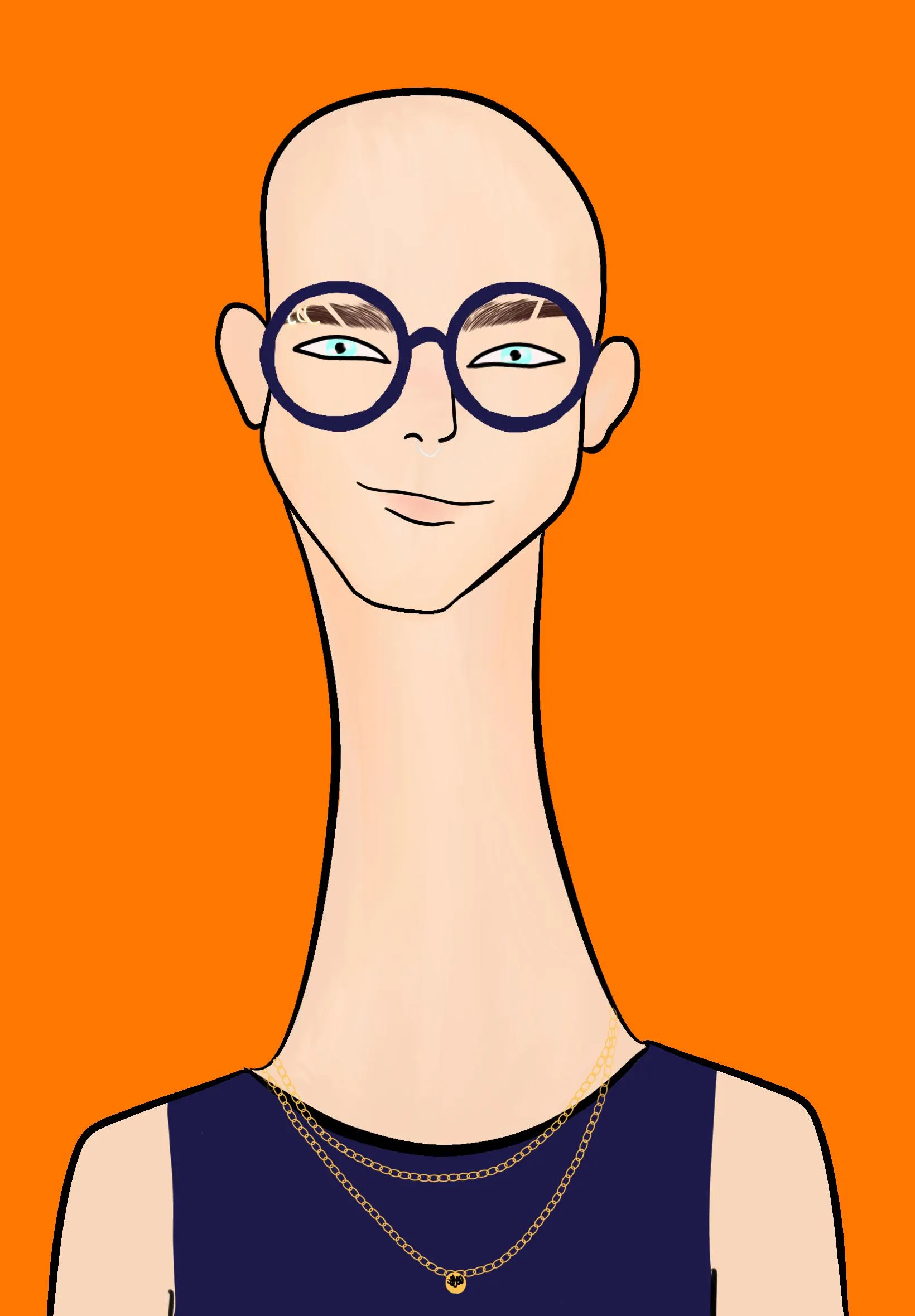 This Long Neckie Fella collection is a fine art, hand drawn, computer generated project. 3333 diverse fellas were created by 12-year-old digital artist Nyla Hayes. Each Long Neckie features an elongated neck that is inspired by Nyla’s favorite dinosaur, the brontosaurus. Nyla has collaborated her signature Long Neckie collection with Giovanni Vignone and the team at CosmicPaws who developed the asynchronous generative software to view each Fella before minting