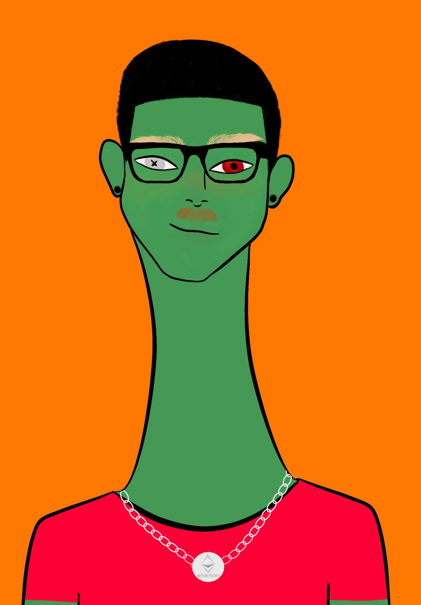 This Long Neckie Fella collection is a fine art, hand drawn, computer generated project. 3333 diverse fellas were created by 12-year-old digital artist Nyla Hayes. Each Long Neckie features an elongated neck that is inspired by Nyla’s favorite dinosaur, the brontosaurus. Nyla has collaborated her signature Long Neckie collection with Giovanni Vignone and the team at CosmicPaws who developed the asynchronous generative software to view each Fella before minting