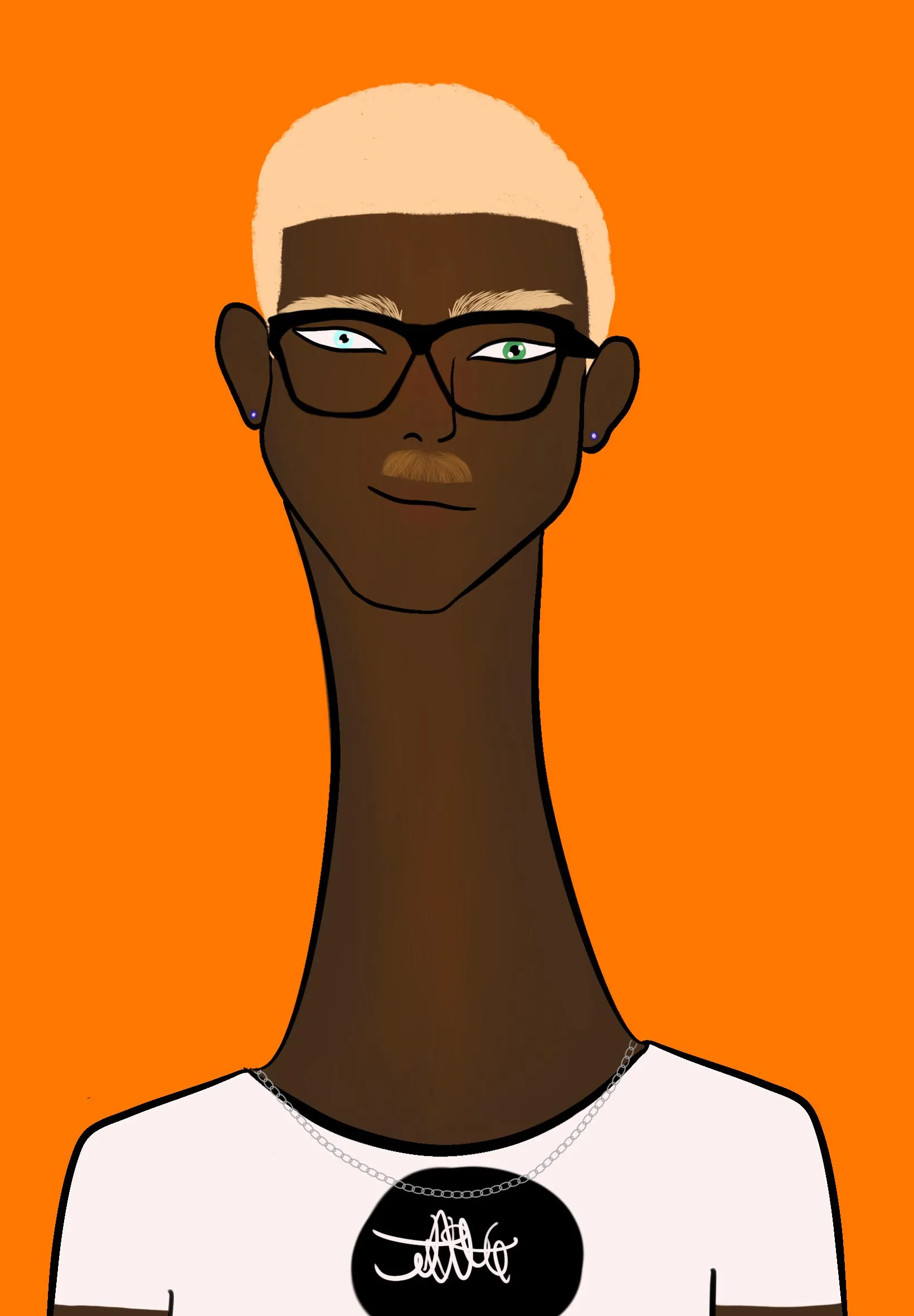 This Long Neckie Fella collection is a fine art, hand drawn, computer generated project. 3333 diverse fellas were created by 12-year-old digital artist Nyla Hayes. Each Long Neckie features an elongated neck that is inspired by Nyla’s favorite dinosaur, the brontosaurus. Nyla has collaborated her signature Long Neckie collection with Giovanni Vignone and the team at CosmicPaws who developed the asynchronous generative software to view each Fella before minting