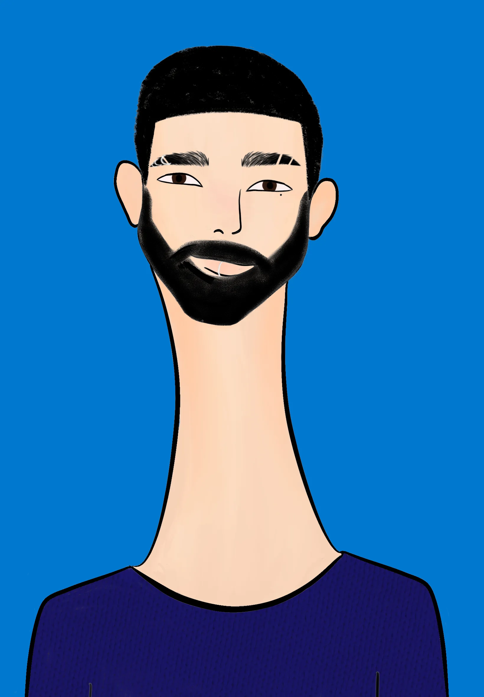 This Long Neckie Fella collection is a fine art, hand drawn, computer generated project. 3333 diverse fellas were created by 12-year-old digital artist Nyla Hayes. Each Long Neckie features an elongated neck that is inspired by Nyla’s favorite dinosaur, the brontosaurus. Nyla has collaborated her signature Long Neckie collection with Giovanni Vignone and the team CosmicPaws team who developed the asynchronous generative software to view each Fella before minting