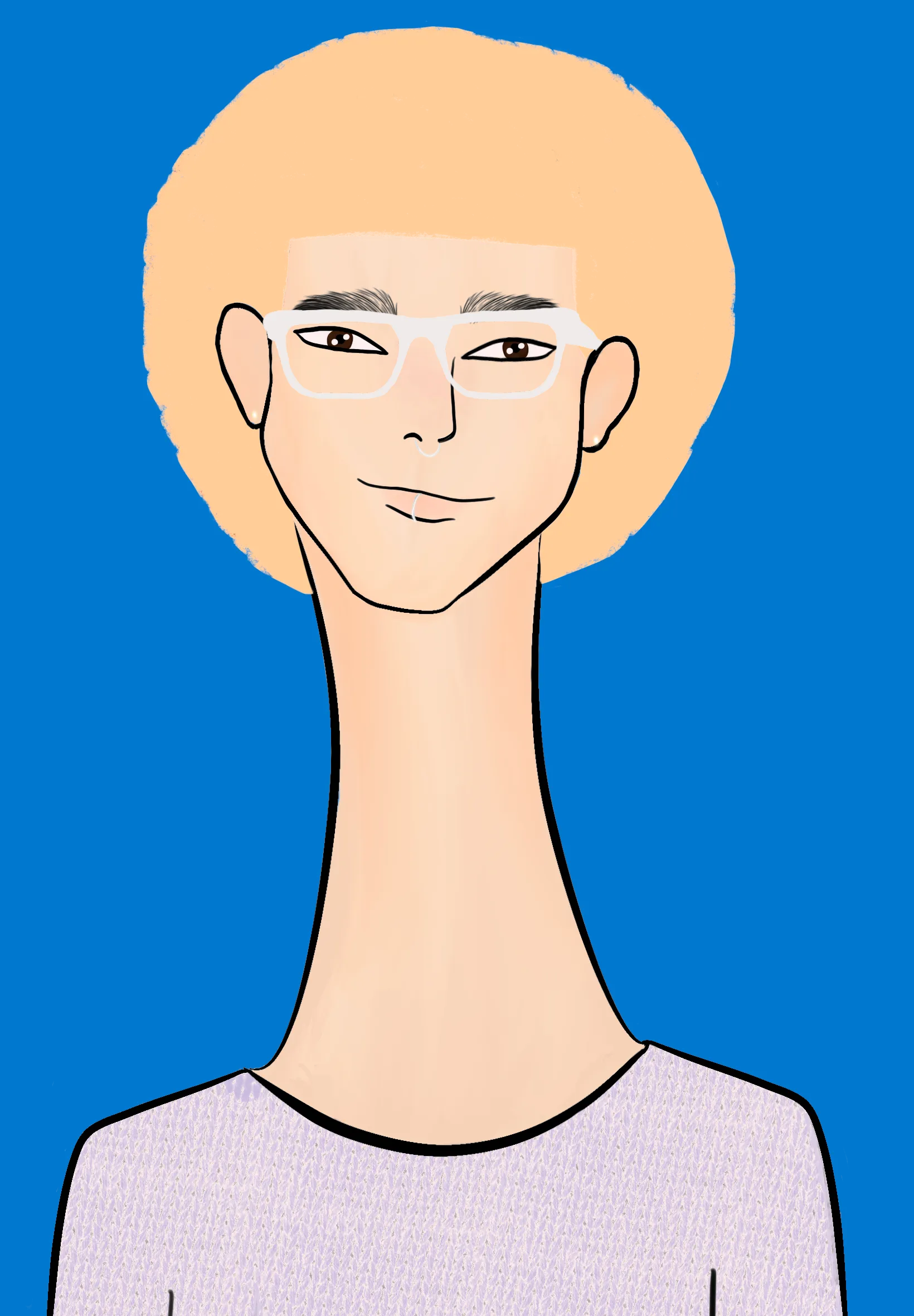 This Long Neckie Fella collection is a fine art, hand drawn, computer generated project. 3333 diverse fellas were created by 12-year-old digital artist Nyla Hayes. Each Long Neckie features an elongated neck that is inspired by Nyla’s favorite dinosaur, the brontosaurus. Nyla has collaborated her signature Long Neckie collection with Giovanni Vignone and the team CosmicPaws team who developed the asynchronous generative software to view each Fella before minting