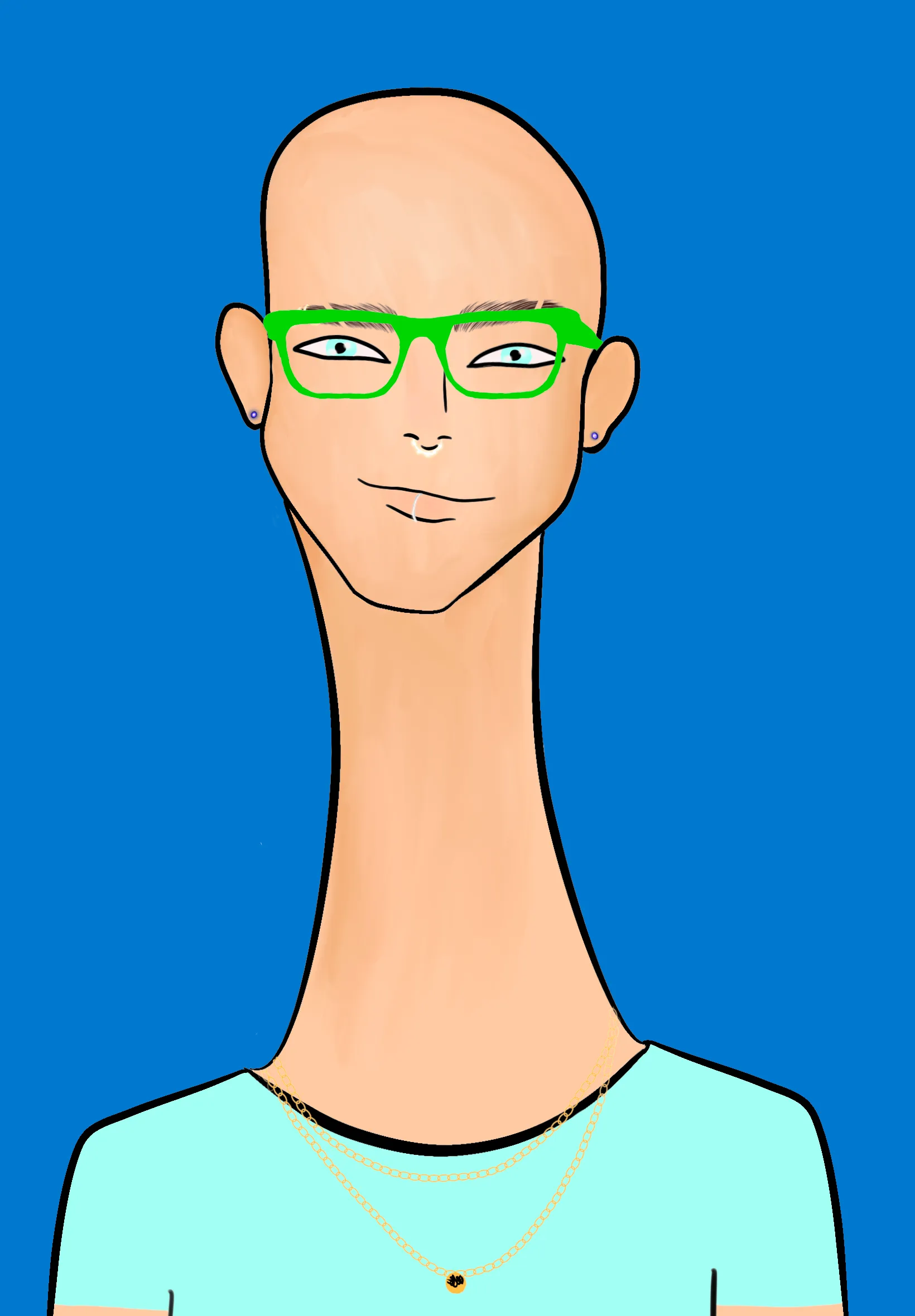 This Long Neckie Fella collection is a fine art, hand drawn, computer generated project. 3333 diverse fellas were created by 12-year-old digital artist Nyla Hayes. Each Long Neckie features an elongated neck that is inspired by Nyla’s favorite dinosaur, the brontosaurus. Nyla has collaborated her signature Long Neckie collection with Giovanni Vignone and the team CosmicPaws team who developed the asynchronous generative software to view each Fella before minting