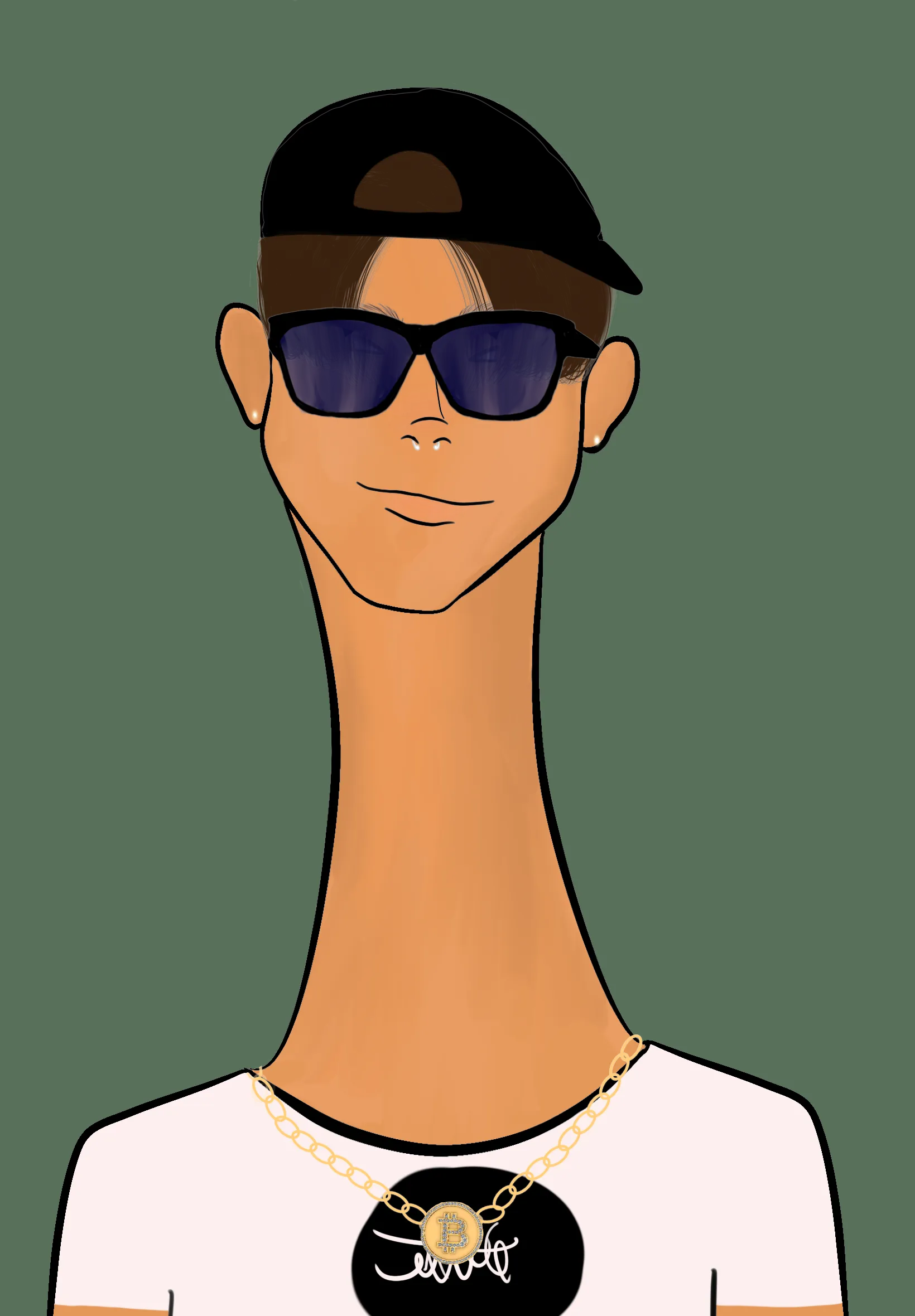 This Long Neckie Fella collection is a fine art, hand drawn, computer generated project. 3333 diverse fellas were created by 12-year-old digital artist Nyla Hayes. Each Long Neckie features an elongated neck that is inspired by Nyla’s favorite dinosaur, the brontosaurus. Nyla has collaborated her signature Long Neckie collection with Giovanni Vignone and the team CosmicPaws team who developed the asynchronous generative software to view each Fella before minting