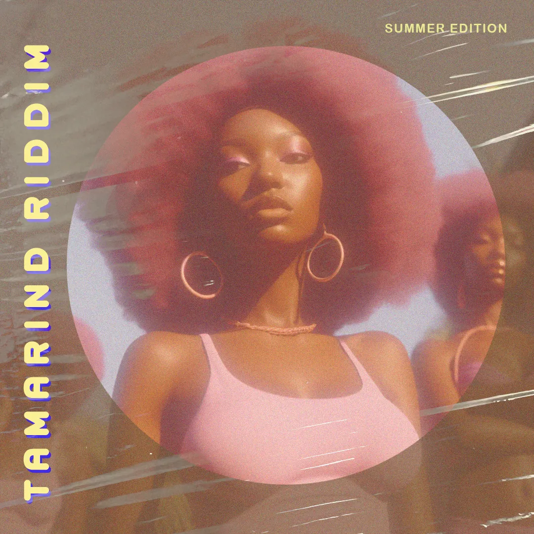 “It’s 2063 and I hear on the radio, “What you know about that Condense Riddim!”

Music starts to play.

“Summer Edition 2023!!!! We outside and we feeling nice.”

I rush to my closet and pull out a bent box of LPs. Brushing off a layer of dust I searched through, finding Jampuff Riddim, Tamarind Riddim…. I pull out a green vinyl with Condense Riddim written on the front.

The music on the radio intensifies and I close my eyes, finding myself in the middle of Broad Street. Pink hair, pink clothes, pink shoes to match, my friends and I walking down the street like it’s ours. Our hair bouncing with the beats, the sun illuminating our skin. That day we got a good deal from the man selling the newly released LPs on the street. “Tamarind juice! Peanut punch! Bottle water! If you get a vinyl you get a juice for free, if you get a juice you get a smile from me.”

“Summer Edition” was created to capture a time in history. It captures the same kind of excitement and memories that a dusty box of LPs in the corner of our aunts’ and uncles’ Caribbean home captures. I wanted to celebrate and showcase the beauty and visual expression that Caribbean street fashion has. By collaborating with AI, I pushed the limitations of AI’s understanding of “Caribbean style” and “Caribbean women” to create a range of women from different ethnicities, found in the Caribbean, and different styles of how they might dress, with an emphasis on color blocking.

Tamarind, Condense, and Jam puff riddim are releases of different dancehall riddims for this “Summer Edition” record.” — Zoe Osborne