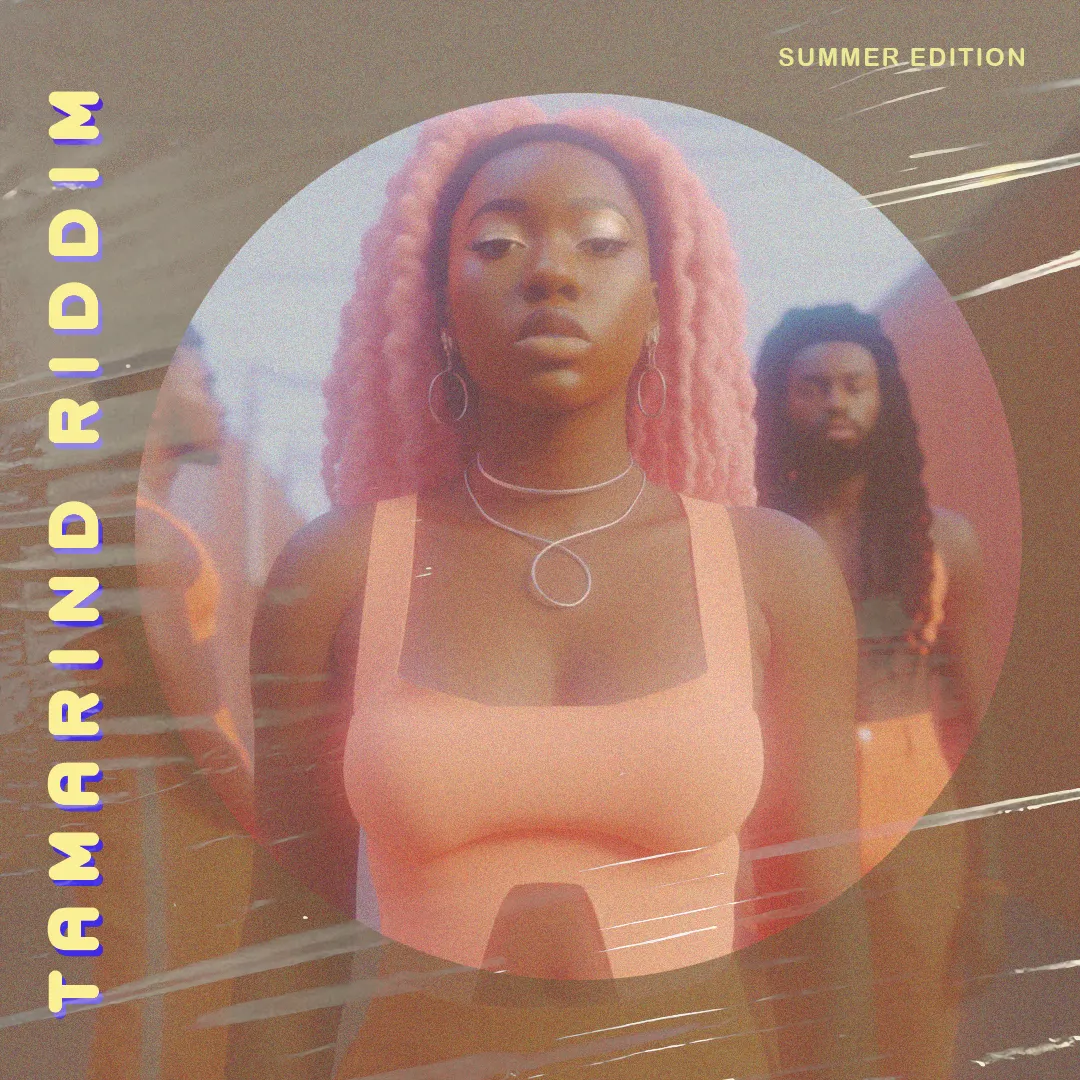“It’s 2063 and I hear on the radio, “What you know about that Condense Riddim!”

Music starts to play.

“Summer Edition 2023!!!! We outside and we feeling nice.”

I rush to my closet and pull out a bent box of LPs. Brushing off a layer of dust I searched through, finding Jampuff Riddim, Tamarind Riddim…. I pull out a green vinyl with Condense Riddim written on the front.

The music on the radio intensifies and I close my eyes, finding myself in the middle of Broad Street. Pink hair, pink clothes, pink shoes to match, my friends and I walking down the street like it’s ours. Our hair bouncing with the beats, the sun illuminating our skin. That day we got a good deal from the man selling the newly released LPs on the street. “Tamarind juice! Peanut punch! Bottle water! If you get a vinyl you get a juice for free, if you get a juice you get a smile from me.”

“Summer Edition” was created to capture a time in history. It captures the same kind of excitement and memories that a dusty box of LPs in the corner of our aunts’ and uncles’ Caribbean home captures. I wanted to celebrate and showcase the beauty and visual expression that Caribbean street fashion has. By collaborating with AI, I pushed the limitations of AI’s understanding of “Caribbean style” and “Caribbean women” to create a range of women from different ethnicities, found in the Caribbean, and different styles of how they might dress, with an emphasis on color blocking.

Tamarind, Condense, and Jam puff riddim are releases of different dancehall riddims for this “Summer Edition” record.” — Zoe Osborne