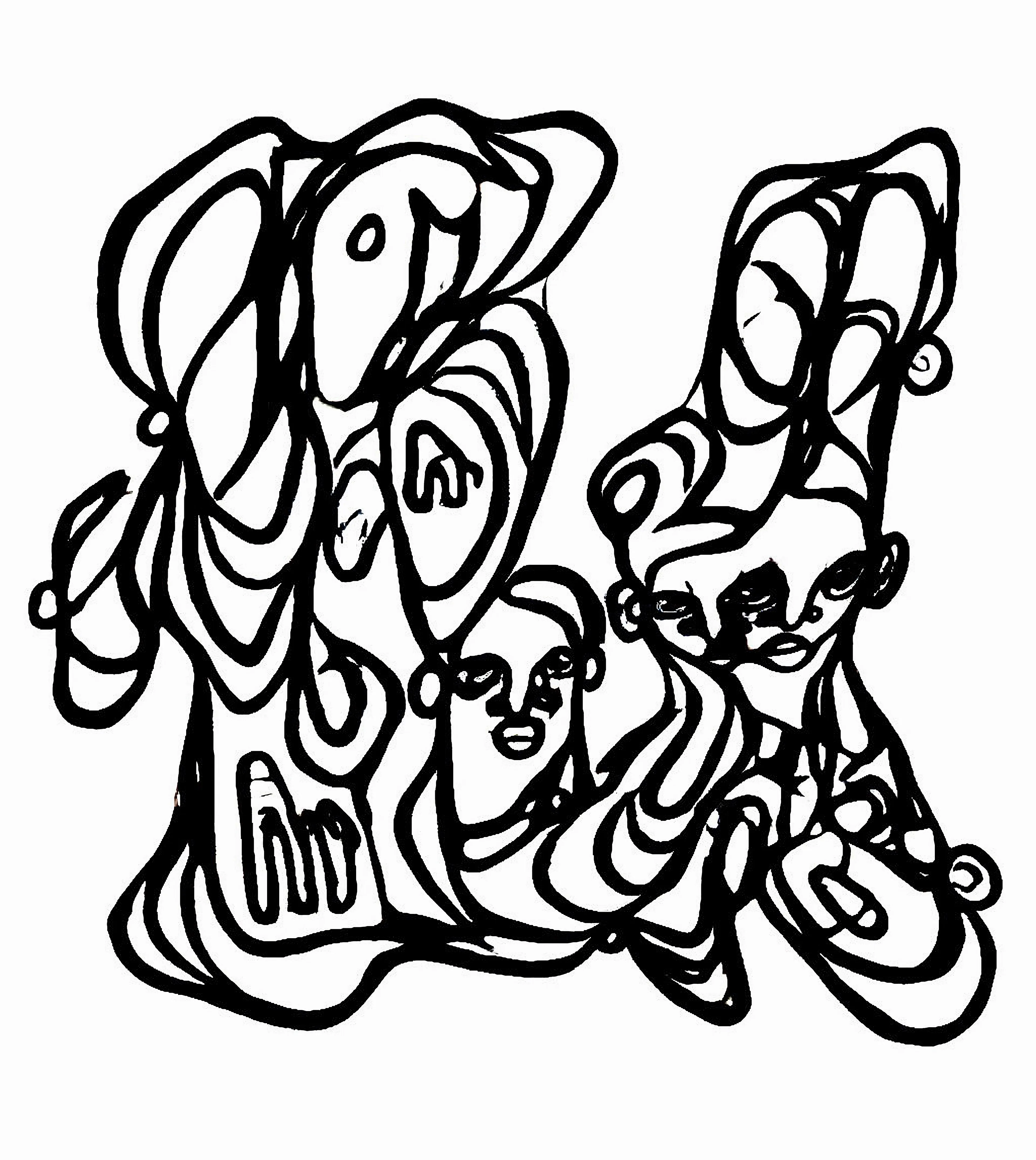 “‘Proof of Spirit — Act II’ is the second installment of my longitudinal art exploration on the concept of Àshe via the Proof of Spirit series, which was first unveiled at La Biennale di Venezia 2022. Àshe is characterized by intuitively drawn, fluid lines that flow in and out of each other, forming a nexus of distinct patterns, discernible beings, hidden motifs, and embedded symbols. The style borrows its name and philosophy from the Yoruba concept of Àshe, which represents the life energy that animates all that exists, and that connects us all as one.

I began the series by creating 1,024 handmade Àshe drawings on paper, which were scanned and then used as the dataset for training a machine learning algorithm. This was done to investigate a number of different questions, principally whether or not the machine could be imbued with the “spiritual intelligence” of Àshe and then create work in my likeness. A selection of the initial results of the training were then exhibited at The Ghana Pavilion of La Biennale, via an installation of a robotic arm, which drew the machine learning interpretations of Àshe live, every single day during the course of the exhibition.

‘Proof of Spirit — Act II’ also features a curated set of the first results of the ML training, and will be the first time people can actually digitally collect work from the Àshe series, which began in 2014. It serves as a significant milestone for the ongoing project, as it makes its way into the cryptoverse. And as Àshe keeps evolving as a visual language and body of work investigating the concepts of change and oneness, expect it to continue its metamorphosis as it absorbs, reconstitutes, and reimagines all that flows through it.” — Afroscope