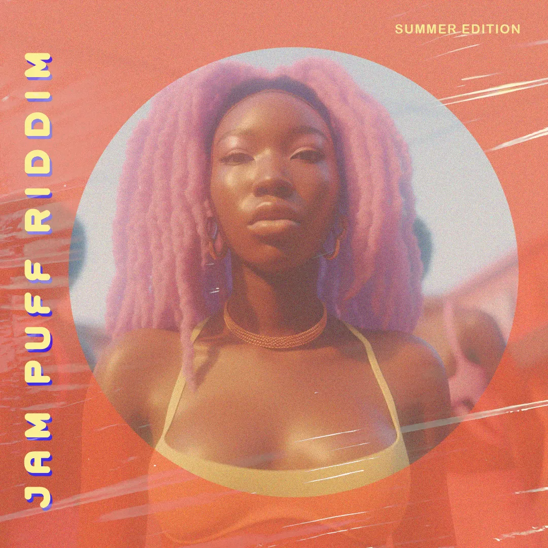 “It’s 2063 and I hear on the radio, “What you know about that Condense Riddim!”

Music starts to play.

“Summer Edition 2023!!!! We outside and we feeling nice.”

I rush to my closet and pull out a bent box of LPs. Brushing off a layer of dust I searched through, finding Jampuff Riddim, Tamarind Riddim…. I pull out a green vinyl with Condense Riddim written on the front.

The music on the radio intensifies and I close my eyes, finding myself in the middle of Broad Street. Pink hair, pink clothes, pink shoes to match, my friends and I walking down the street like it’s ours. Our hair bouncing with the beats, the sun illuminating our skin. That day we got a good deal from the man selling the newly released LPs on the street. “Tamarind juice! Peanut punch! Bottle water! If you get a vinyl you get a juice for free, if you get a juice you get a smile from me.”

“Summer Edition” was created to capture a time in history. It captures the same kind of excitement and memories that a dusty box of LPs in the corner of our aunts’ and uncles’ Caribbean home captures. I wanted to celebrate and showcase the beauty and visual expression that Caribbean street fashion has. By collaborating with AI, I pushed the limitations of AI’s understanding of “Caribbean style” and “Caribbean women” to create a range of women from different ethnicities, found in the Caribbean, and different styles of how they might dress, with an emphasis on color blocking.

Tamarind, Condense, and Jam puff riddim are releases of different dancehall riddims for this “Summer Edition” record.” — Zoe Osborne