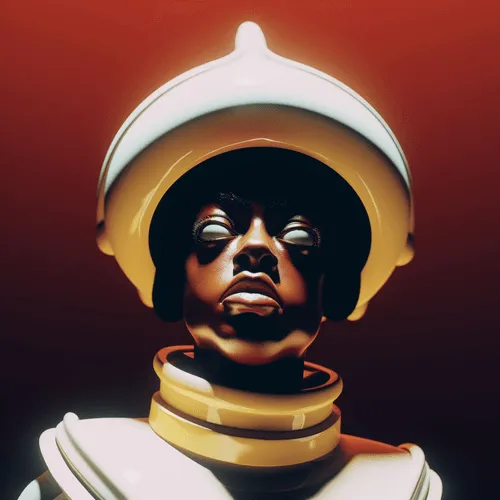 “‘The Idunnos,’ which I generated using Midjourney, shows beings that reside in between the nexus of everything and nothing. They stand as gatekeepers in the liminal space where light meets darkness, where silence meets sound, where the known and the unknown converge. They are the personification of the question mark, the embodiment of the undefined, the representatives of the unanswerable.” — Jah