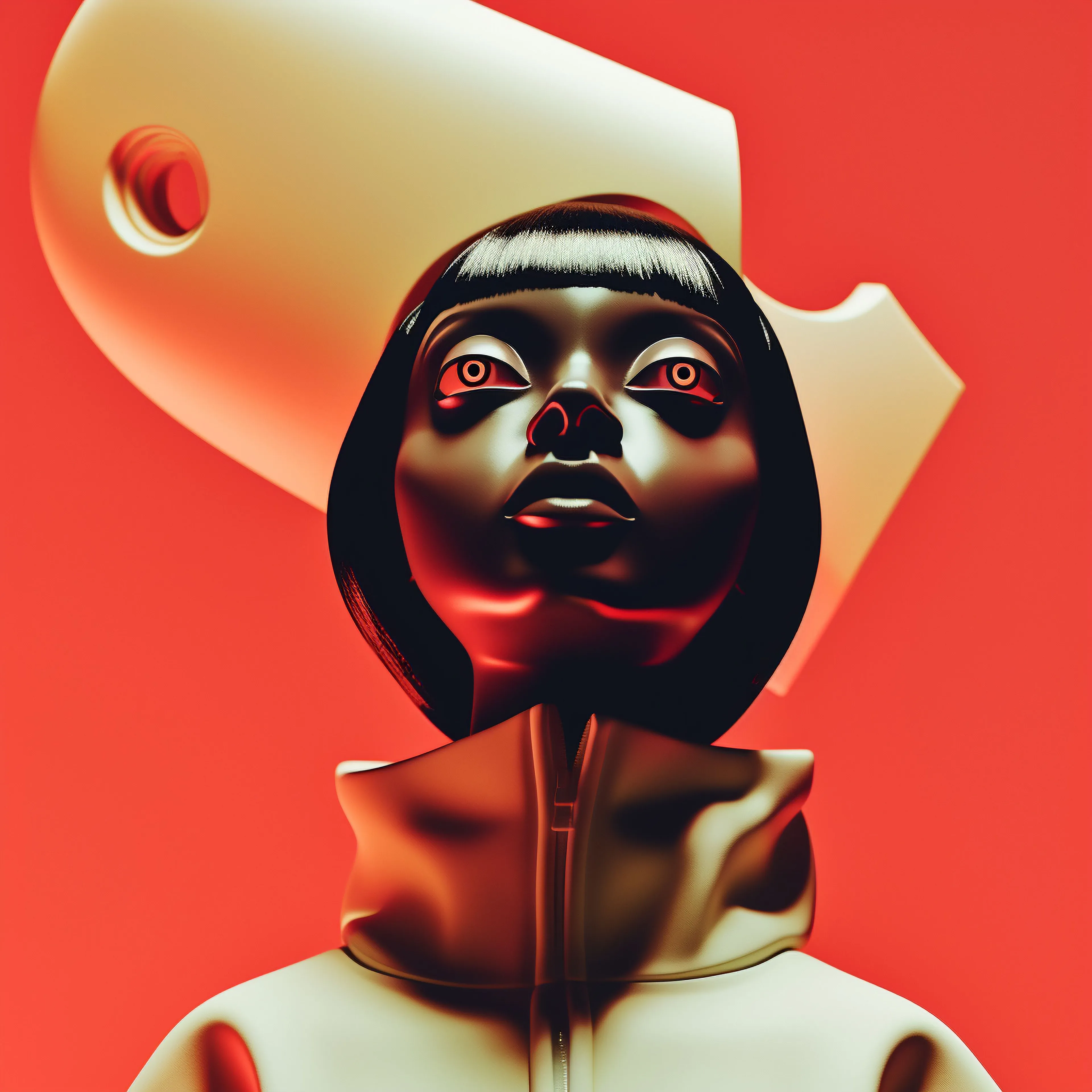 “‘The Idunnos,’ which I generated using Midjourney, shows beings that reside in between the nexus of everything and nothing. They stand as gatekeepers in the liminal space where light meets darkness, where silence meets sound, where the known and the unknown converge. They are the personification of the question mark, the embodiment of the undefined, the representatives of the unanswerable.” — Jah