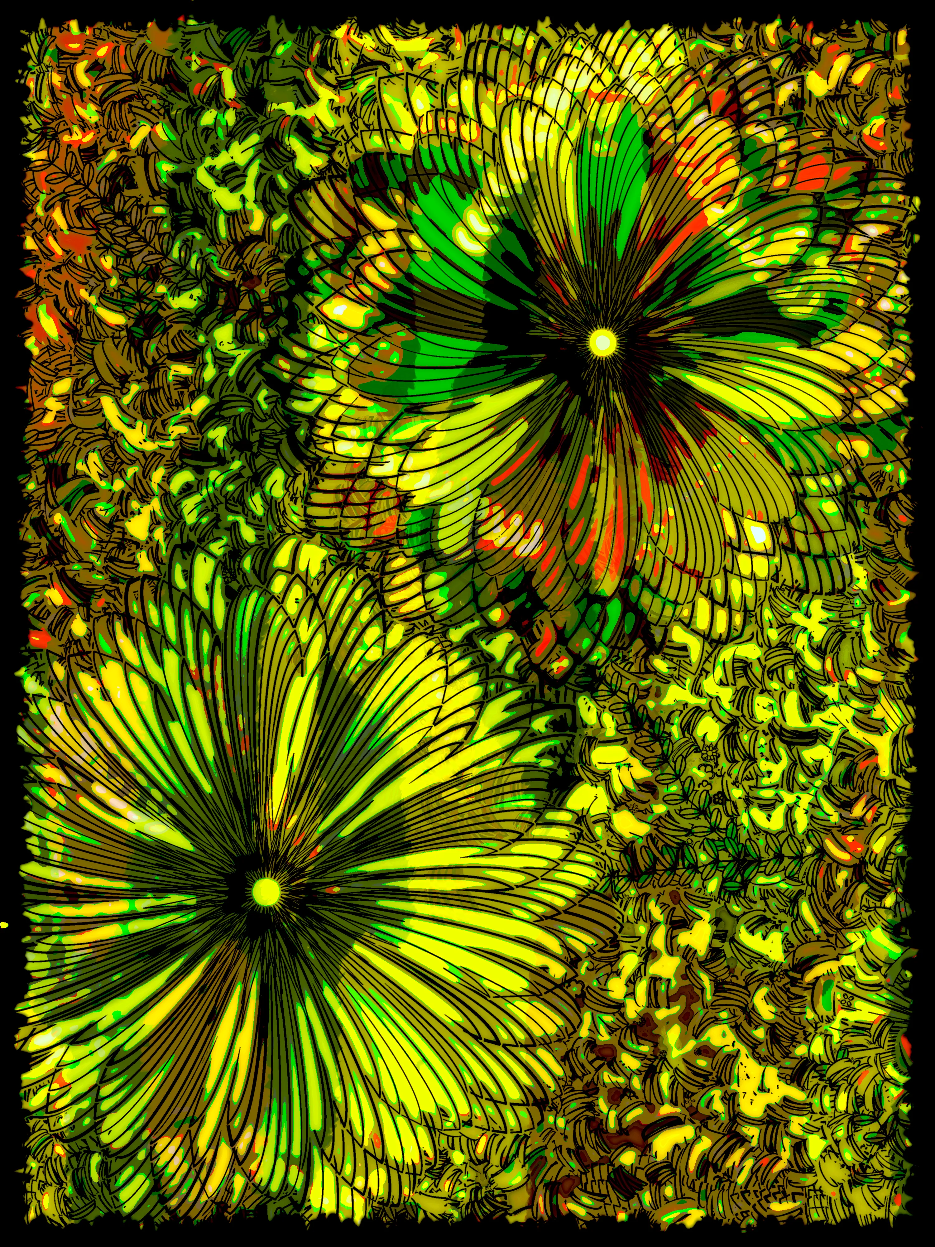 Flowers of Alfiren is a set of 86 surreal gardenscape drawings created by Andrew Mitchell via a generative algorithm written in javascript utilizing the p5js library. No two Flowers of Alfiren will ever be alike. This collection was created in conjunction with the gallery Vertu Fine Art. 

The codebase for this collection is stored on-chain on a separate, custom Ethereum smart contract. The url for that contract is here: https://etherscan.io/address/0x9489bdad5e36d16051c93ab2200172083eeba057#readContract#F5. This contract is indexed via a Flowers of Alfiren manifold contract I have deployed here: https://etherscan.io/address/0x8e85815d9c6360e414f93483a3533d8172dcec27. In addition, the codebase is stored as a server-less webpage with Arweave here: dyjruf4fas2rbuugppjqpdqohzh6gj5cekieyujhvlqkpkcazaeq.arweave.net/HhMaF4UEtRDShnvTB44OPk_jJ6IikExRJ6rgp6hAyAk.