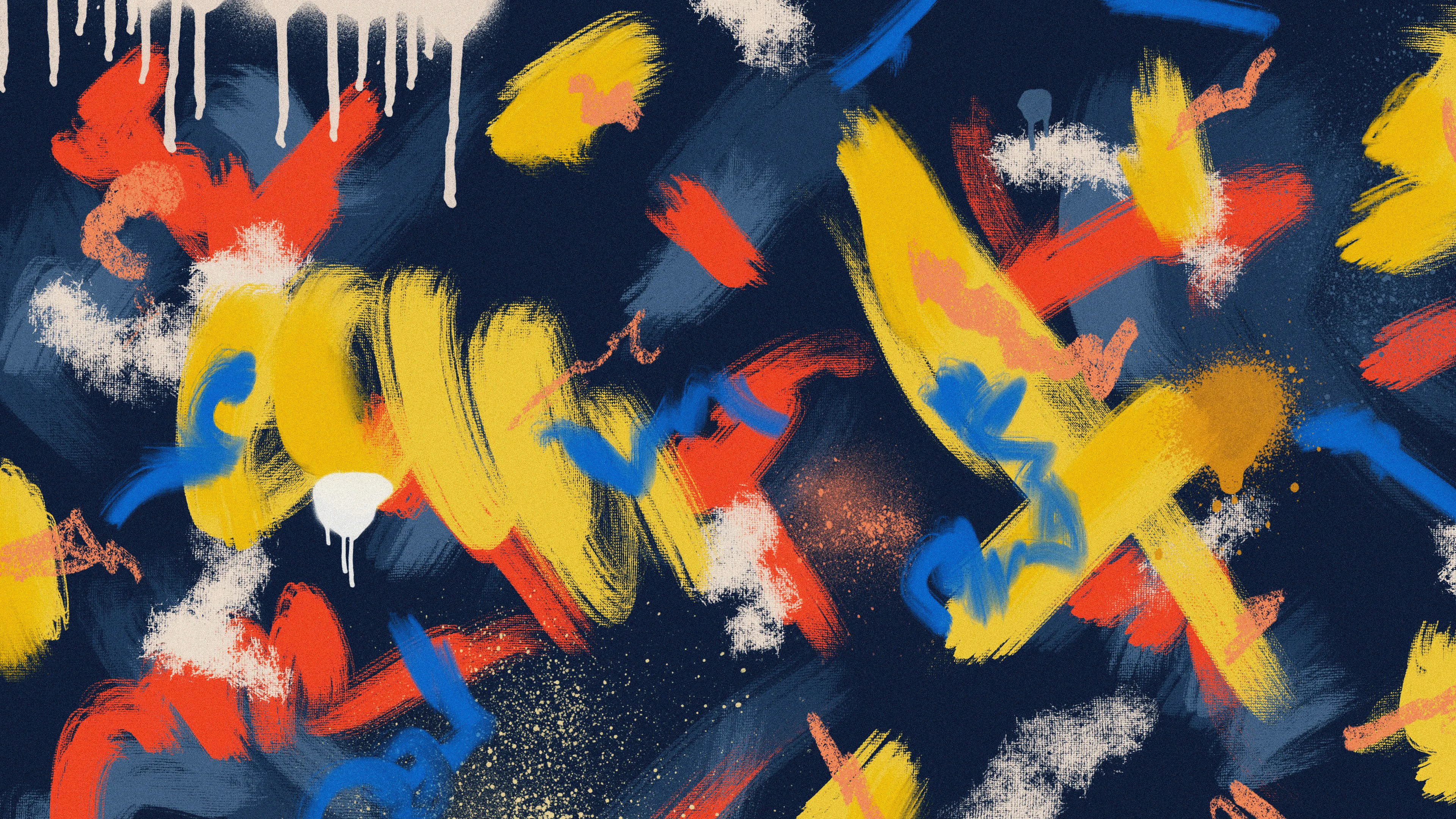An abstract painting that continues my exploration of scale in digital art.

Medium
Digital acrylic and graphite on canvas

Dimensions
5760px  x  3240px

Resolution
300DPI
