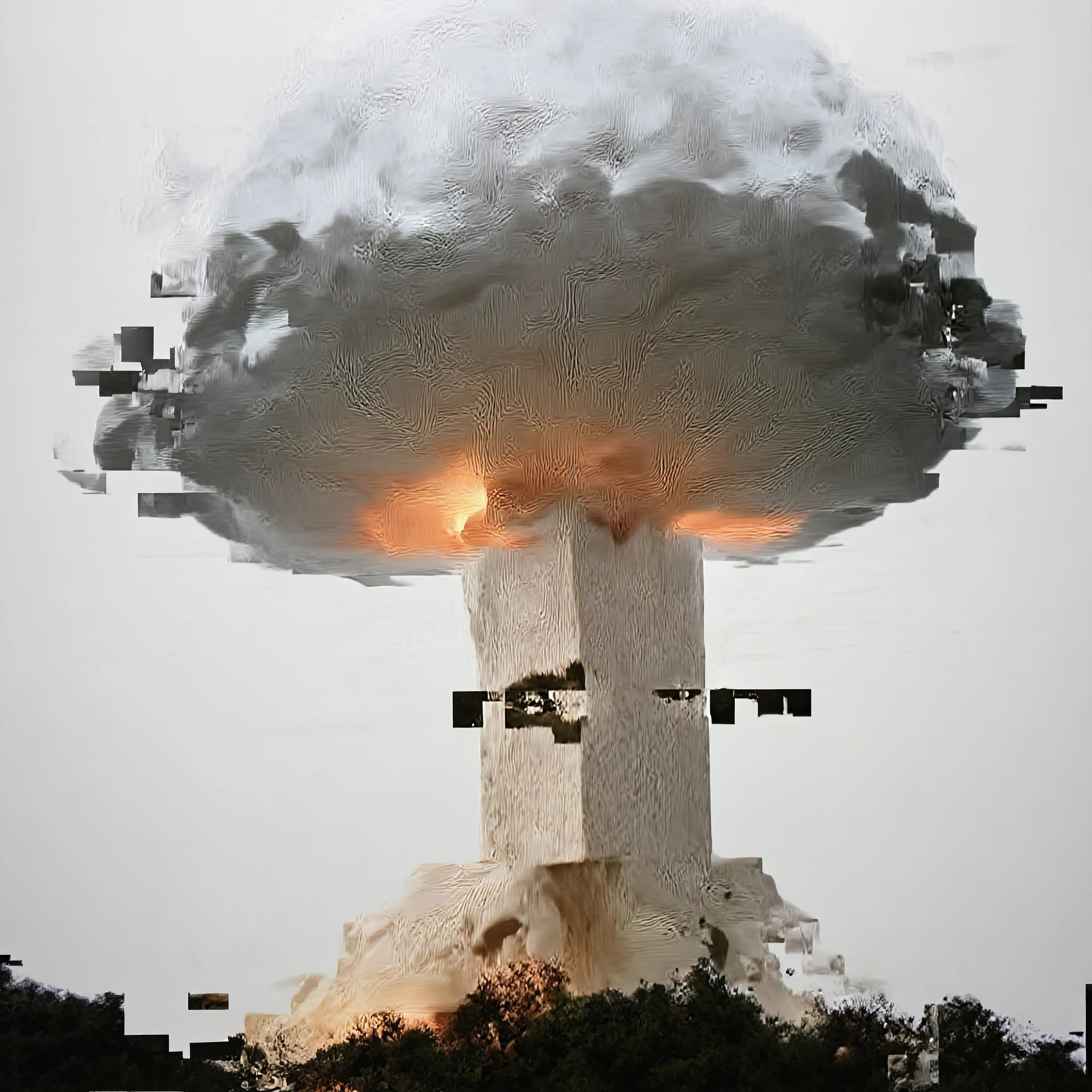 ANDROID PLAZA - Art Fair 2025

Mushroom Cloud Painting A

Generative Painting

This generative painting was created using a custom-trained model developed by the artist. It draws from a visual vocabulary shaped by power, performance, and collapse — blending figuration and abstraction to expose the mechanisms of contemporary image culture. Rendered through algorithmic processes, each piece captures the residue of human presence as it disintegrates under the pressure of simulation. The result is a new form of painterly expression: haunted, unstable, and brutally precise.