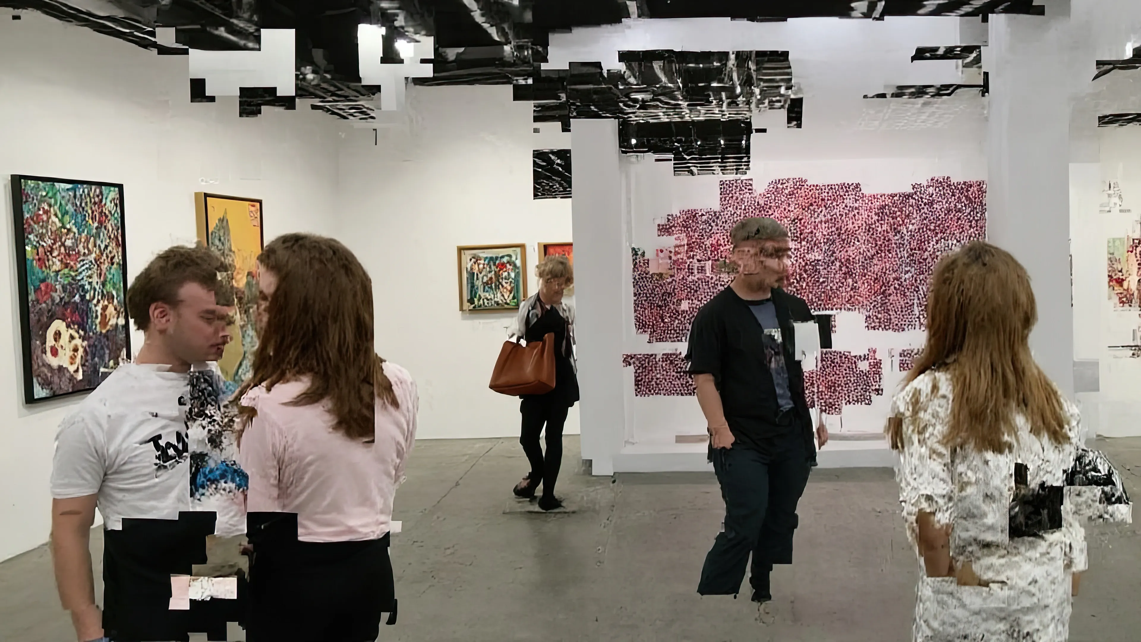 ANDROID PLAZA - Art Fair 2025

Visitors C

Generative Painting

This generative painting was created using a custom-trained model developed by the artist. It draws from a visual vocabulary shaped by power, performance, and collapse — blending figuration and abstraction to expose the mechanisms of contemporary image culture. Rendered through algorithmic processes, each piece captures the residue of human presence as it disintegrates under the pressure of simulation. The result is a new form of painterly expression: haunted, unstable, and brutally precise.