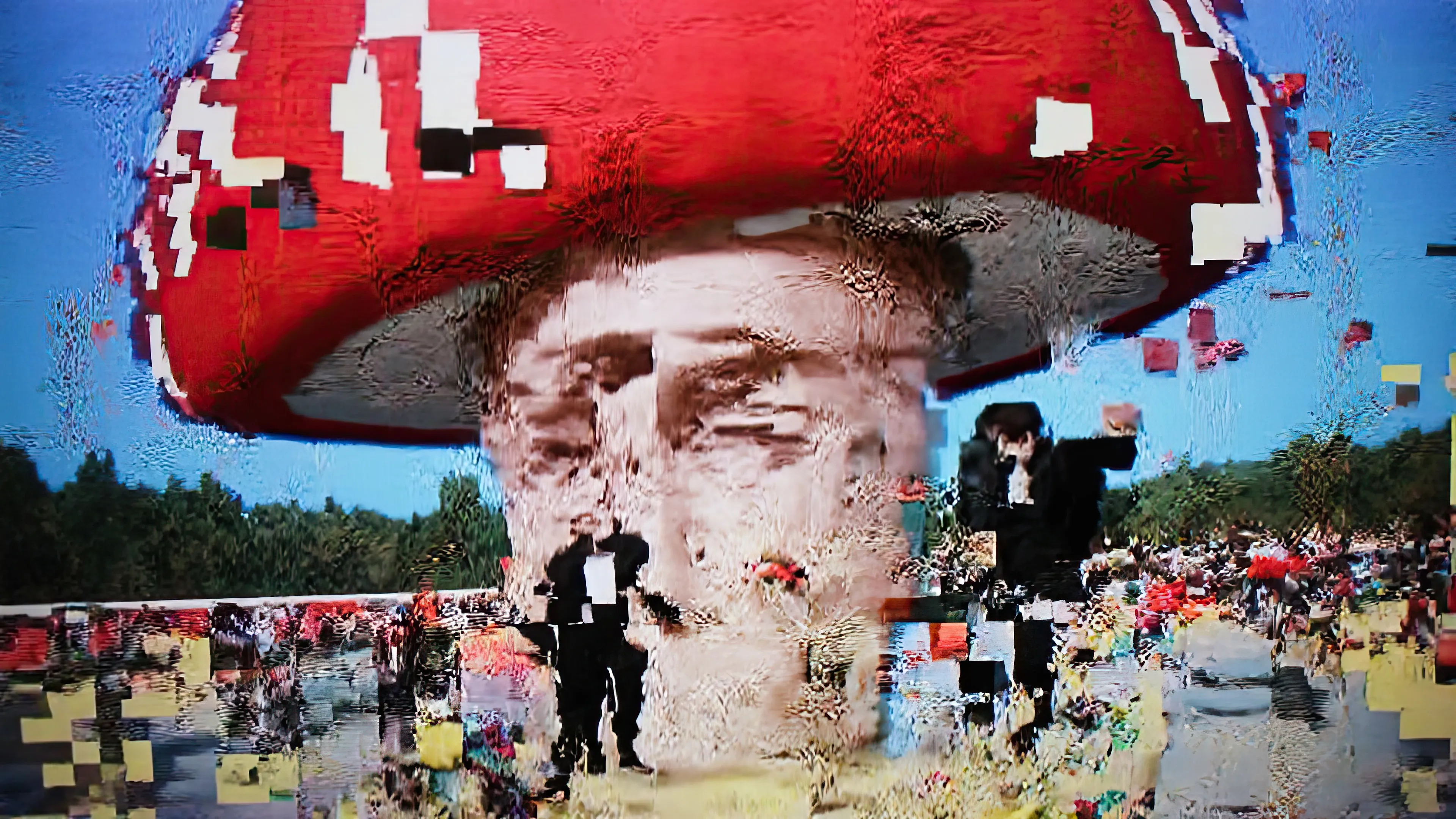 ANDROID PLAZA - Art Fair 2025

Mushroom Performance
Generative Painting

This generative painting was created using a custom-trained model developed by the artist. It draws from a visual vocabulary shaped by power, performance, and collapse — blending figuration and abstraction to expose the mechanisms of contemporary image culture. Rendered through algorithmic processes, each piece captures the residue of human presence as it disintegrates under the pressure of simulation. The result is a new form of painterly expression: haunted, unstable, and brutally precise.