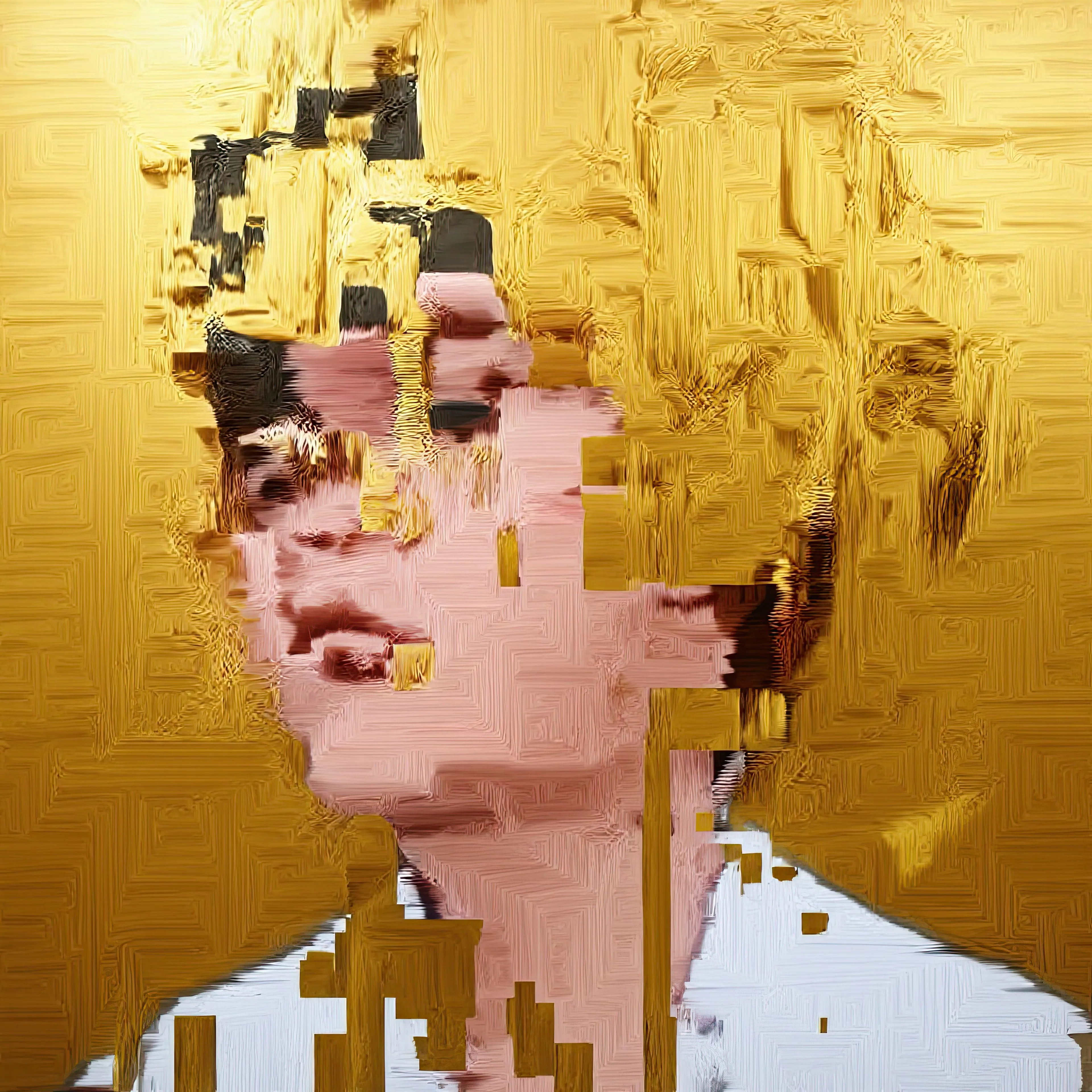 ANDROID PLAZA - Art Fair 2025

Gold Painting A

Generative Painting

This generative painting was created using a custom-trained model developed by the artist. It draws from a visual vocabulary shaped by power, performance, and collapse — blending figuration and abstraction to expose the mechanisms of contemporary image culture. Rendered through algorithmic processes, each piece captures the residue of human presence as it disintegrates under the pressure of simulation. The result is a new form of painterly expression: haunted, unstable, and brutally precise.