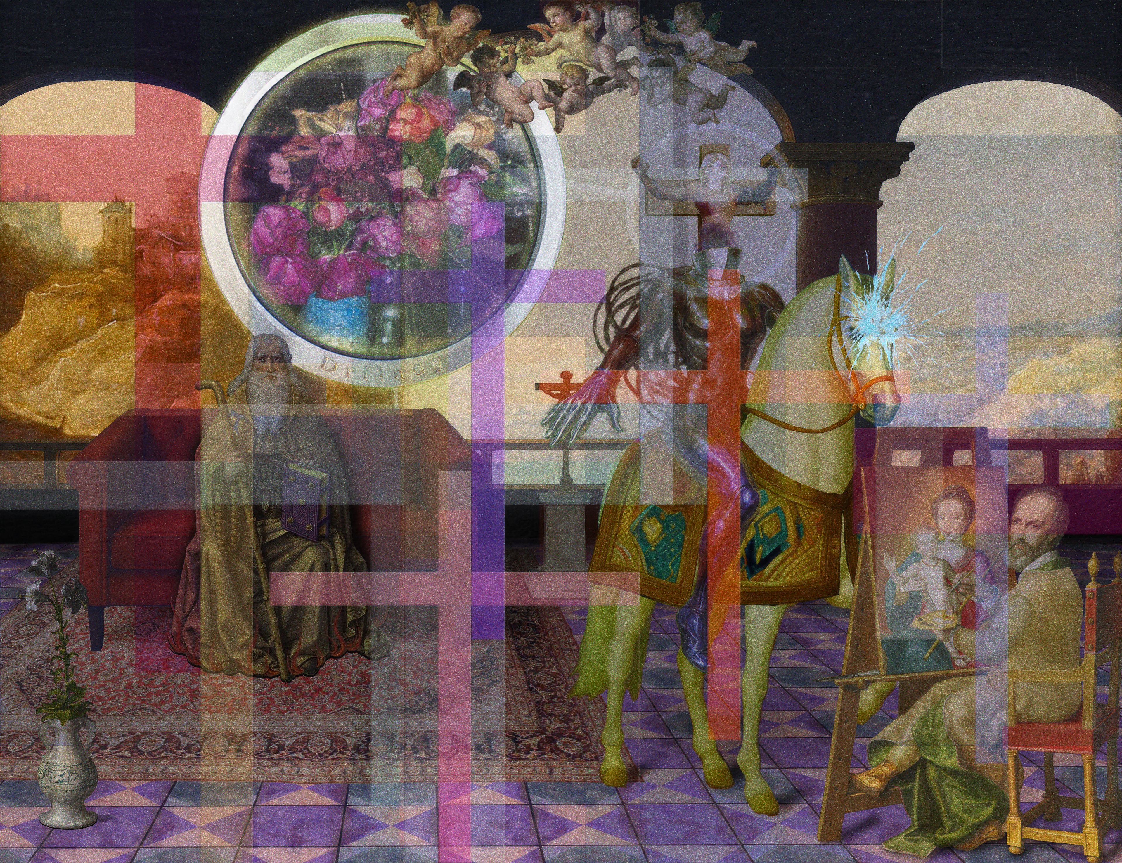 The Pilgrim’s Living Room Crucifixion; Mona Lisa Hyper-Gamble by Parker ...