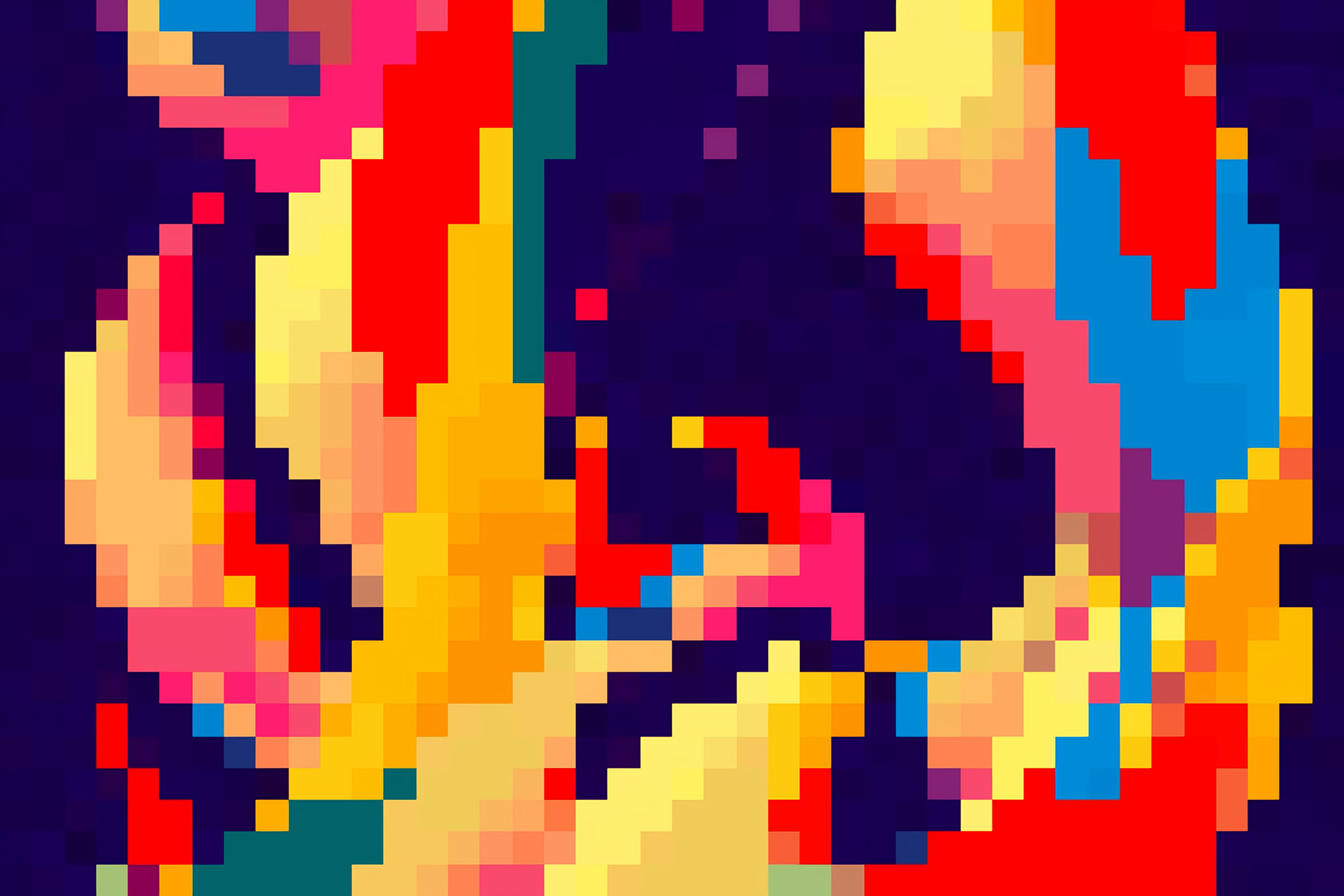 Pixel Colors and Forms (AI + Pixel Art) by Pixlosopher | Verse